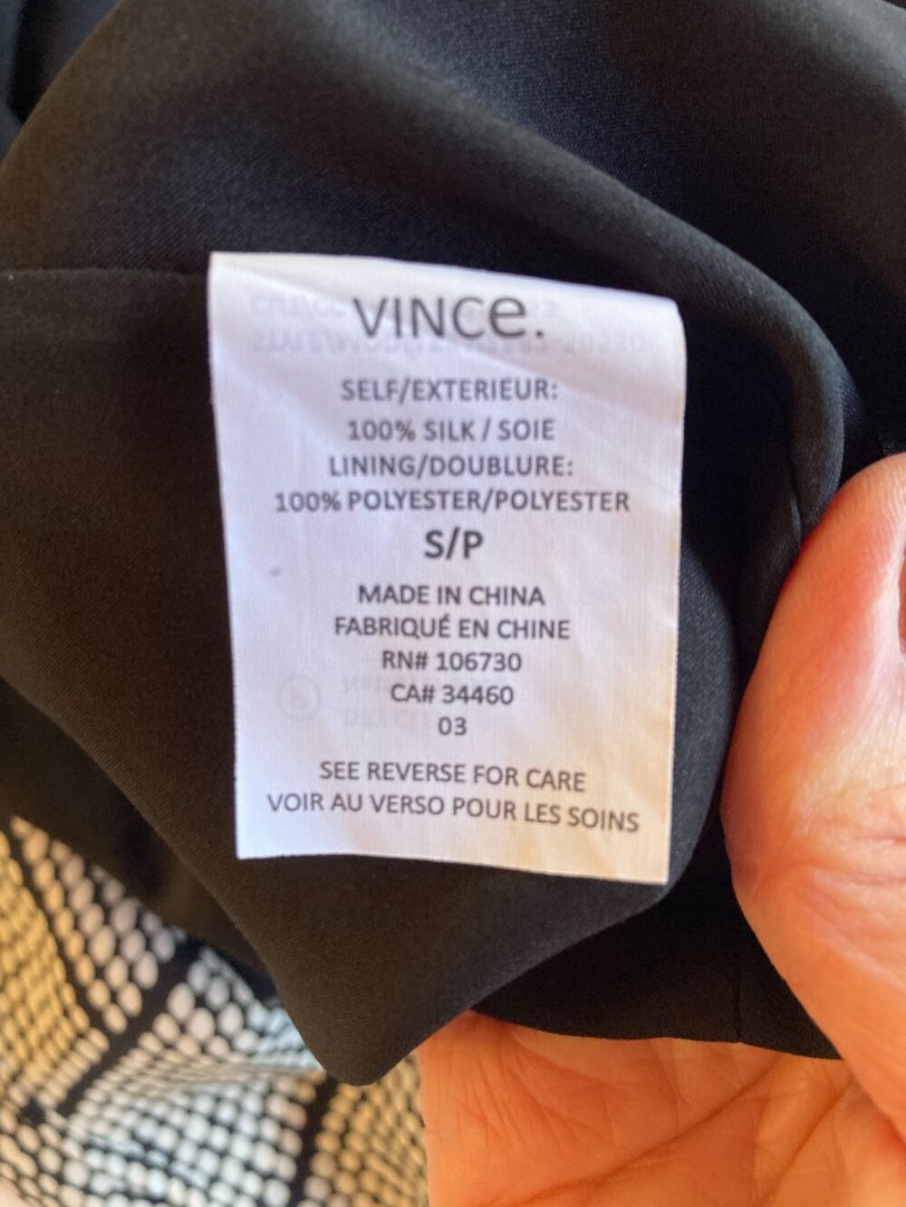 Vince Silk V Neck Blouson Drawstring Waist Dress Size Small - Picture 6 of 9